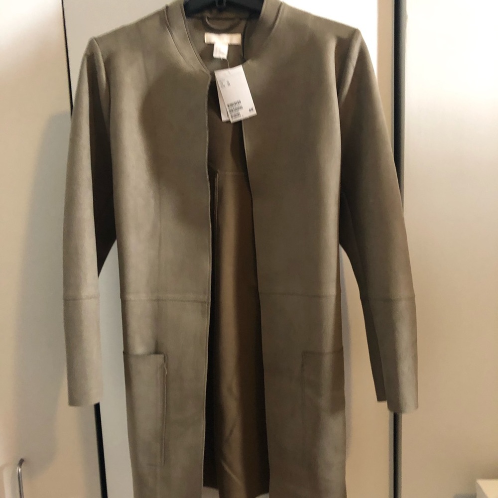 H&M Suede jacket size 16 NWT